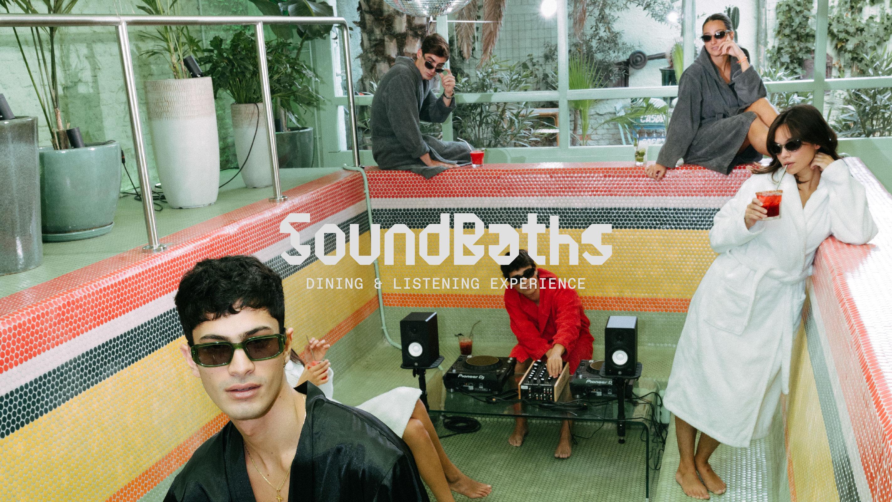 Soundbaths Madrid: cenar con DJ en una piscina vacía